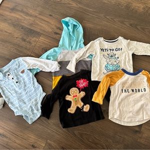 12 Month Boys Long Sleeve Lot